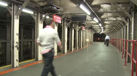 New York Subway Stock Footage 39612819