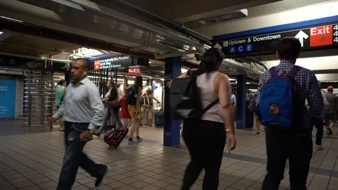New York subway Stock Footage 112674664