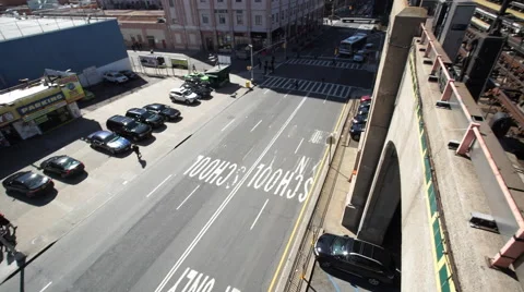 New York Subway Platform Stock Footage 61474375