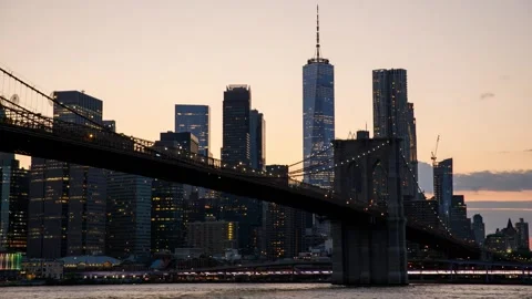 New York Sunset Stock-Footage 291752365