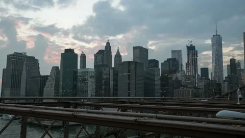New York Sunset Timelapse 動画素材 137520836