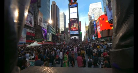 New York - Time Square 4K 25P Stock Footage 98035222