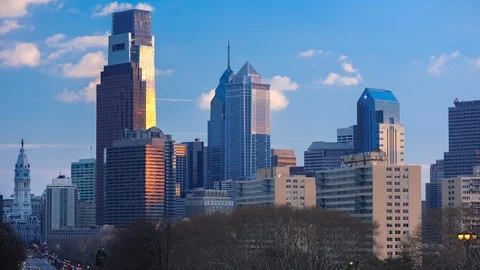 New York Timelapse Going Through Sunset, Twilight And Night, Manhattan. Stock Footage 86695534