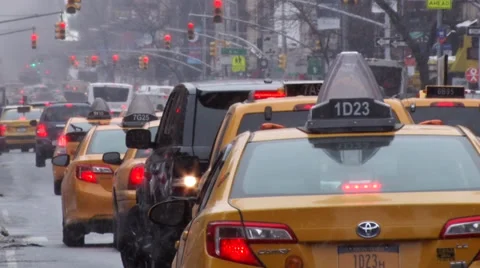 New York Traffic Stock Footage 35517600