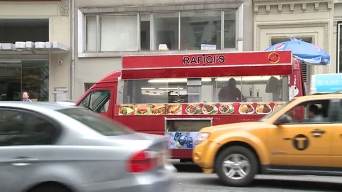New York traffic Vídeo Stock 77088271