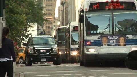 New York traffic Stock Footage 77168205