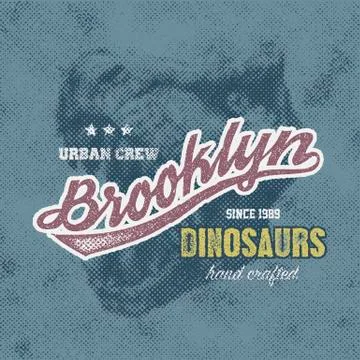 New York typography Illustrazione stock