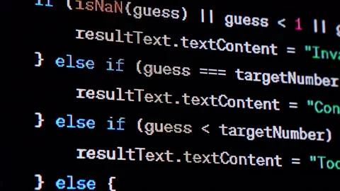 New York, USA - 31.05.2023: JavaScript code written by Chatgpt. Editorial. Stock Footage 243363754