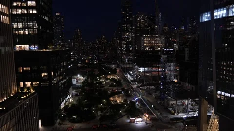 New York view from the Vessel Video stock 137720932