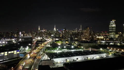 New York views from Queens Stock Footage 246800057
