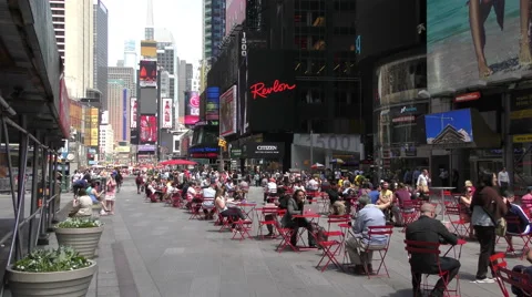 New York's Time Square daytime in 4K Stock Footage 49842920
