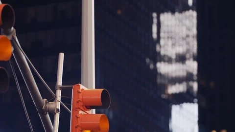 New York's Times Square Empty during coronavirus COVID-19 pandemic Stock Footage 127447875