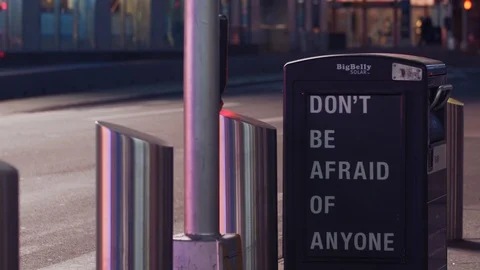 New York's Times Square Empty during coronavirus COVID-19 pandemic Stock Footage 127450013