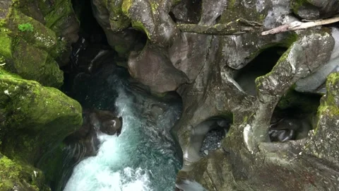 New Zealand: The Chasm Stock Footage 332455224