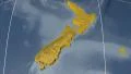 New Zealand extruded. Bumps. Graticule. 4k or 4k+ Resolution