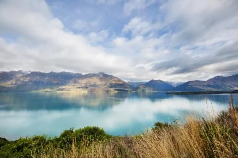 New Zealand lakes Stock Photos