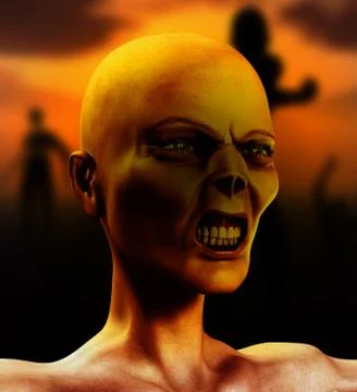 New Zombie Stock Illustration