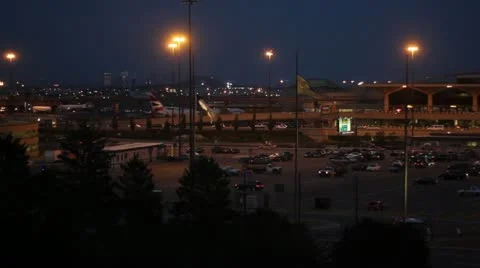 Newark aiport 2 Stock Footage 10916424