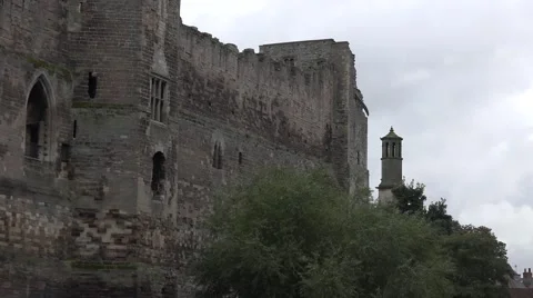NEWARK CASTLE Stock Footage 68440503