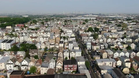 Newark New Jersey East Orange Stock Footage 108296787