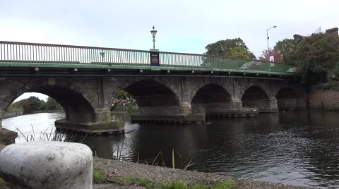 NEWARK ON TRENT BRIDGE Stock Footage 68460425