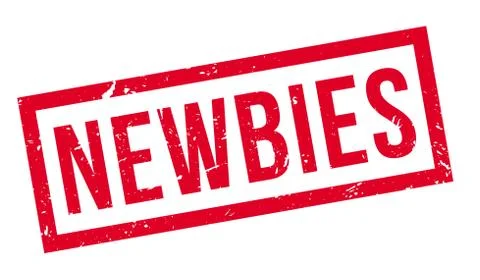 Newbies rubber stamp 스톡 일러스트
