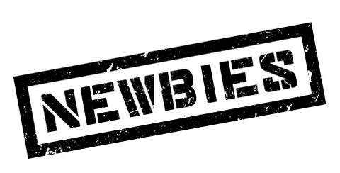 Newbies rubber stamp Illustrazione stock