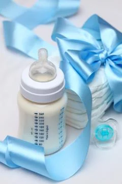 Newborn accessories Stock Photos