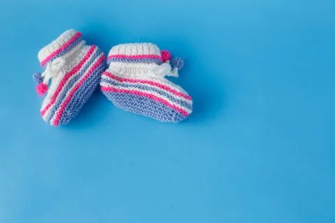 Newborn announcement template Foto stock