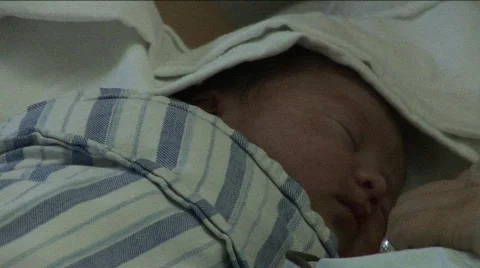 Newborn Baby 3 Stock Footage