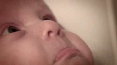 Newborn baby crying Stock Footage 43043594