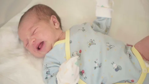 Newborn baby Stock Footage 109320394