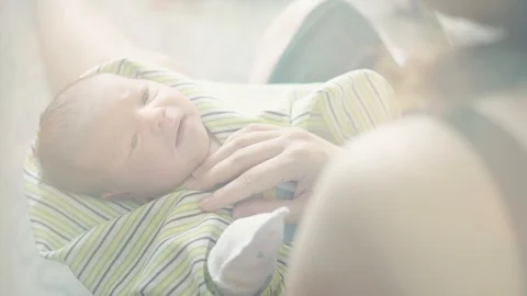 Newborn baby Stock Footage 109320678