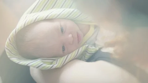 Newborn baby Video stock 109320686
