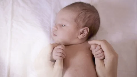 Newborn baby Stock Footage 109321684