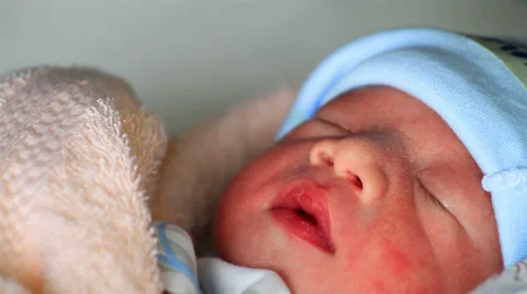 Newborn Boy Video stock 37788335