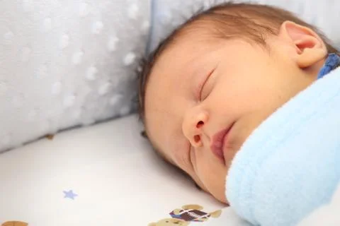 Newborn sleeping Stock Photos