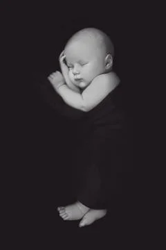 Newborn sleeping Stock Photos