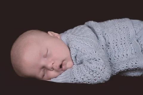 Newborn sleeping Stock Photos