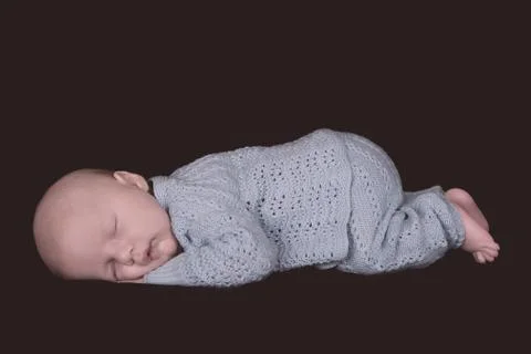 Newborn sleeping Stock Photos