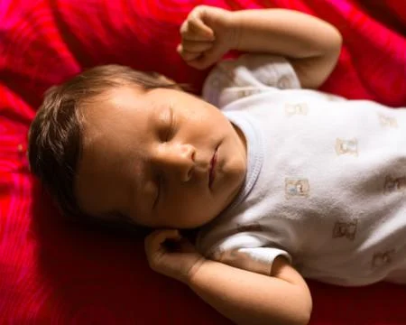 Newborn sleeping Stock Photos