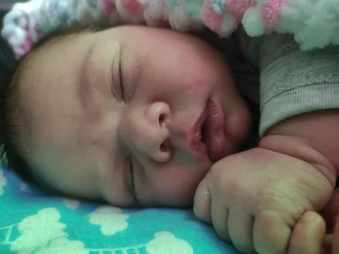 Newborn Sleeping Stock Photos