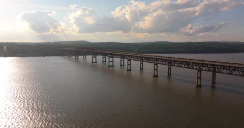 Newburgh-Beacon Bridge in New York Stock Footage 346441922