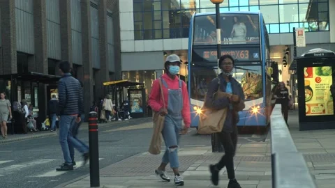 Newcastle City centre, Eldon Square Stock-Footage 161245853