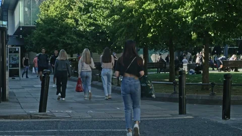 Newcastle City centre, Eldon Square Stock-Footage 161251089