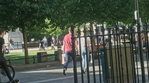 Newcastle City centre, Eldon Square Stock-Footage 161252815