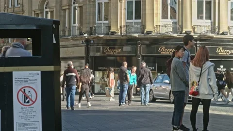 Newcastle City centre, Eldon Square Stock-Footage 161255008