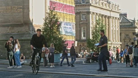Newcastle City centre, Eldon Square Stock-Footage 161255243