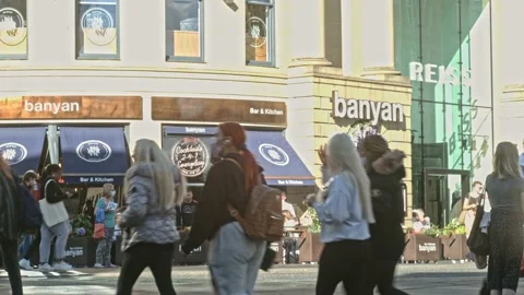 Newcastle City centre, Eldon Square Stock-Footage 161285232