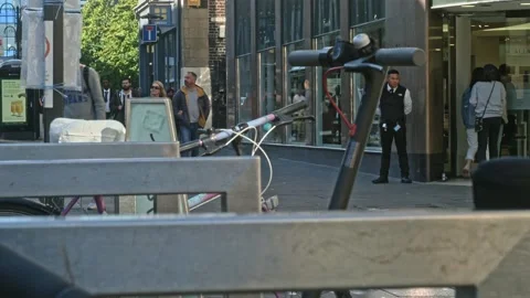 Newcastle City centre, Eldon Square Video stock 161286593